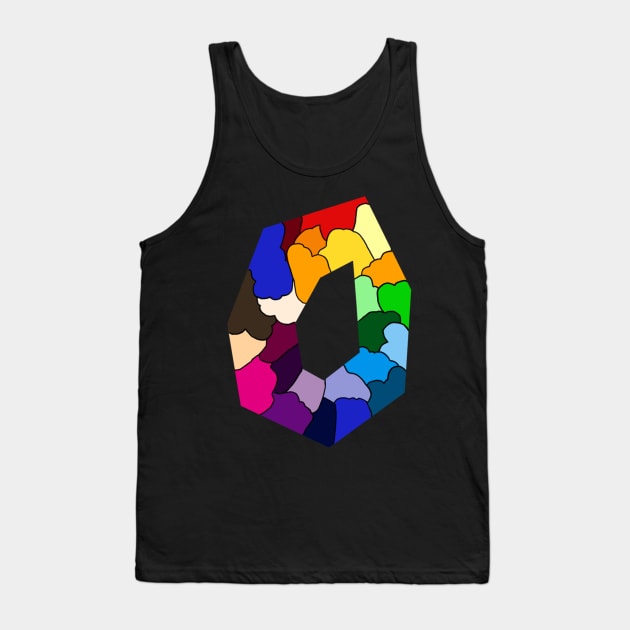 Syymbols Polygon colorful Tank Top by Syymbols